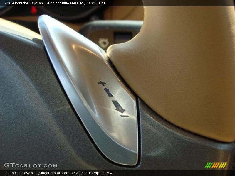 Midnight Blue Metallic / Sand Beige 2009 Porsche Cayman