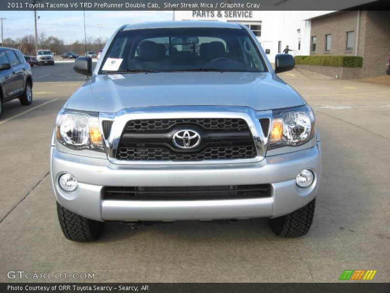 Silver Streak Mica / Graphite Gray 2011 Toyota Tacoma V6 TRD PreRunner Double Cab