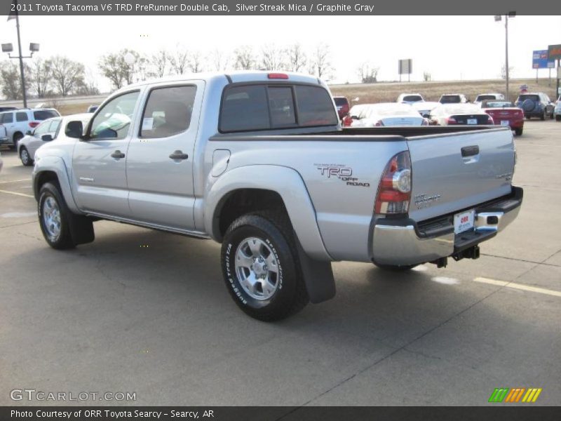Silver Streak Mica / Graphite Gray 2011 Toyota Tacoma V6 TRD PreRunner Double Cab