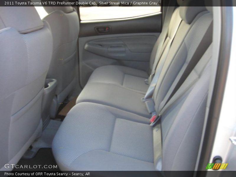 Silver Streak Mica / Graphite Gray 2011 Toyota Tacoma V6 TRD PreRunner Double Cab