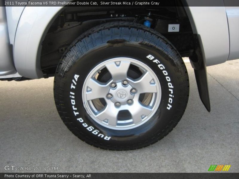 Silver Streak Mica / Graphite Gray 2011 Toyota Tacoma V6 TRD PreRunner Double Cab