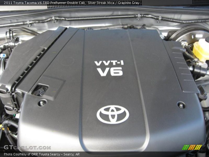 Silver Streak Mica / Graphite Gray 2011 Toyota Tacoma V6 TRD PreRunner Double Cab