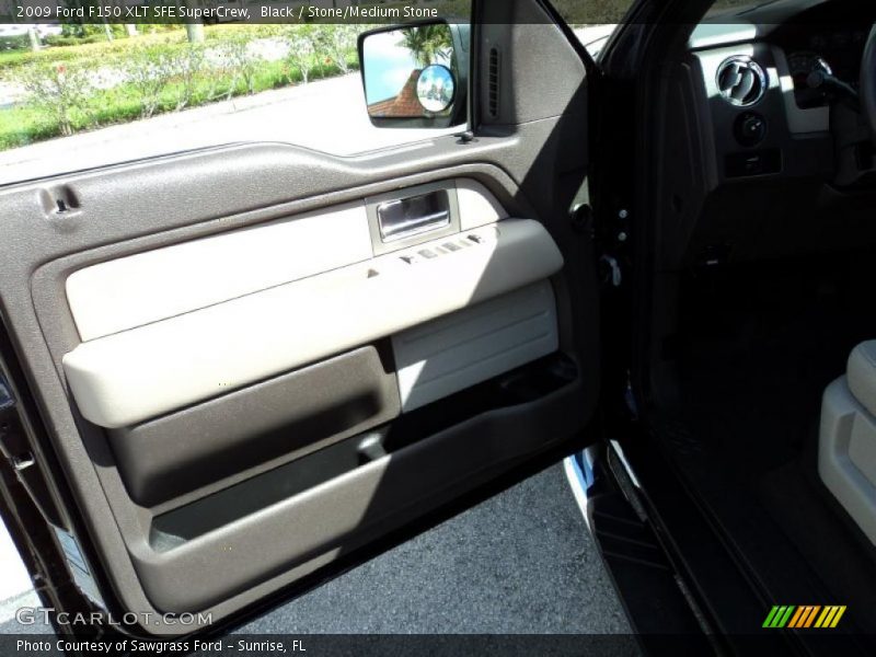 Black / Stone/Medium Stone 2009 Ford F150 XLT SFE SuperCrew