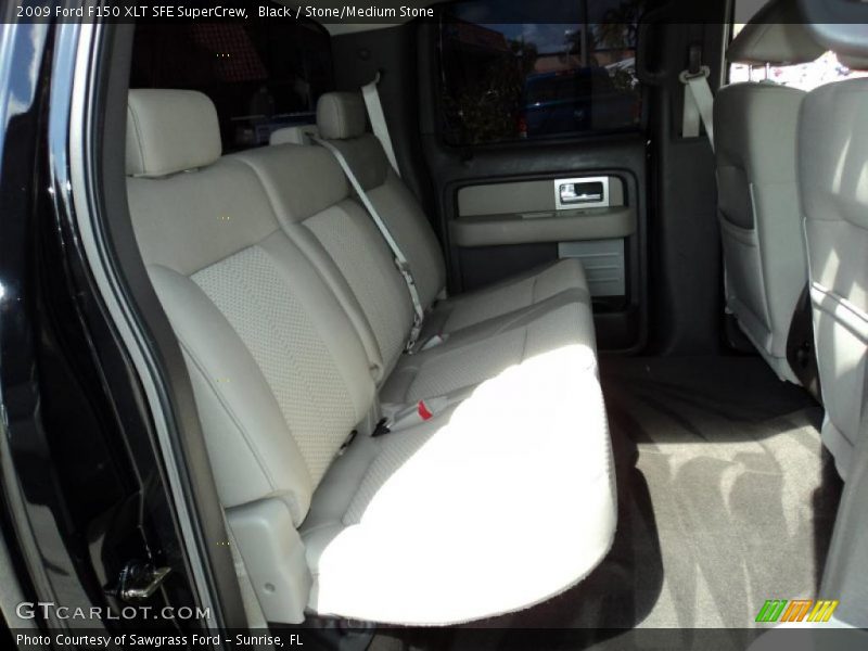 Black / Stone/Medium Stone 2009 Ford F150 XLT SFE SuperCrew