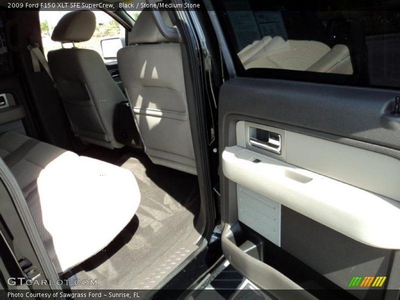 Black / Stone/Medium Stone 2009 Ford F150 XLT SFE SuperCrew