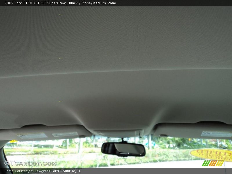 Black / Stone/Medium Stone 2009 Ford F150 XLT SFE SuperCrew