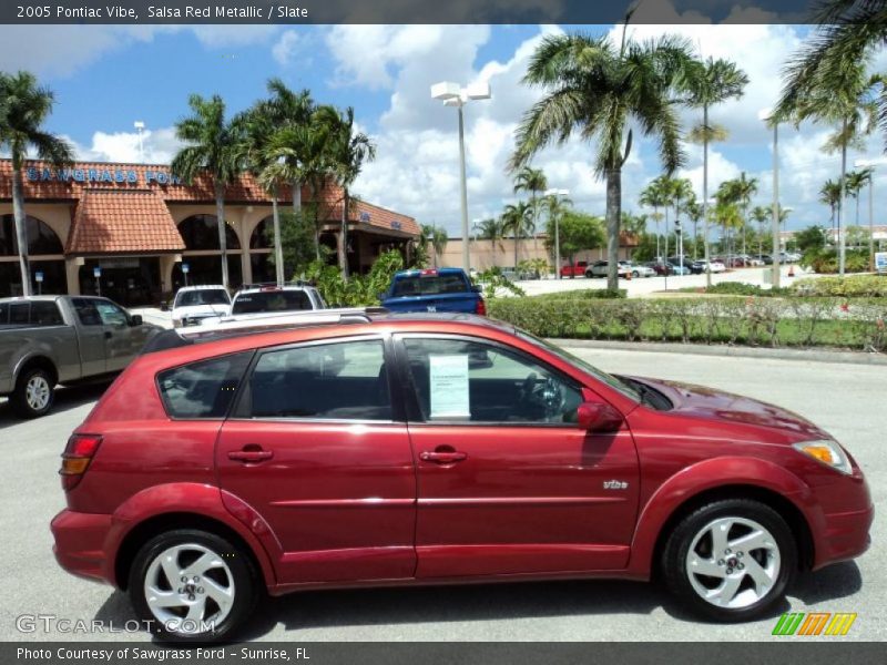 Salsa Red Metallic / Slate 2005 Pontiac Vibe