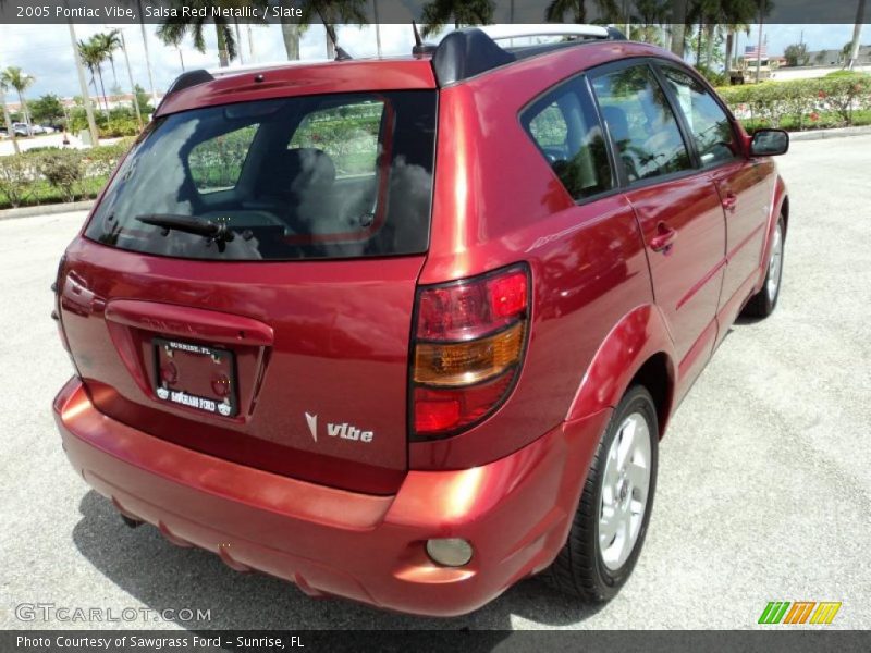 Salsa Red Metallic / Slate 2005 Pontiac Vibe