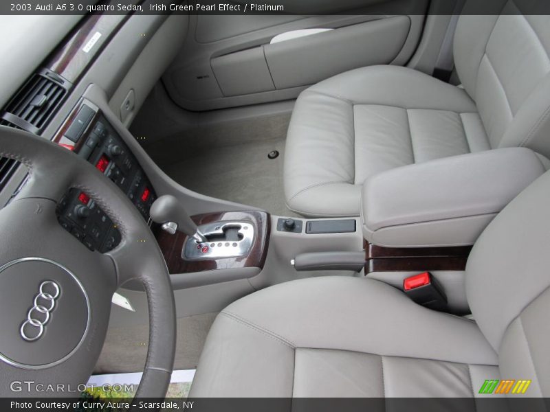 Irish Green Pearl Effect / Platinum 2003 Audi A6 3.0 quattro Sedan