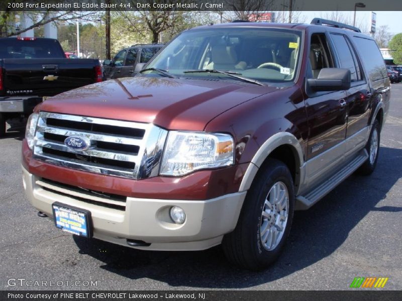 Dark Copper Metallic / Camel 2008 Ford Expedition EL Eddie Bauer 4x4