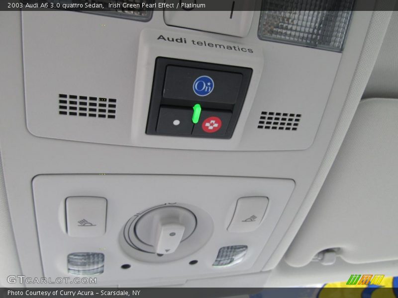 Irish Green Pearl Effect / Platinum 2003 Audi A6 3.0 quattro Sedan
