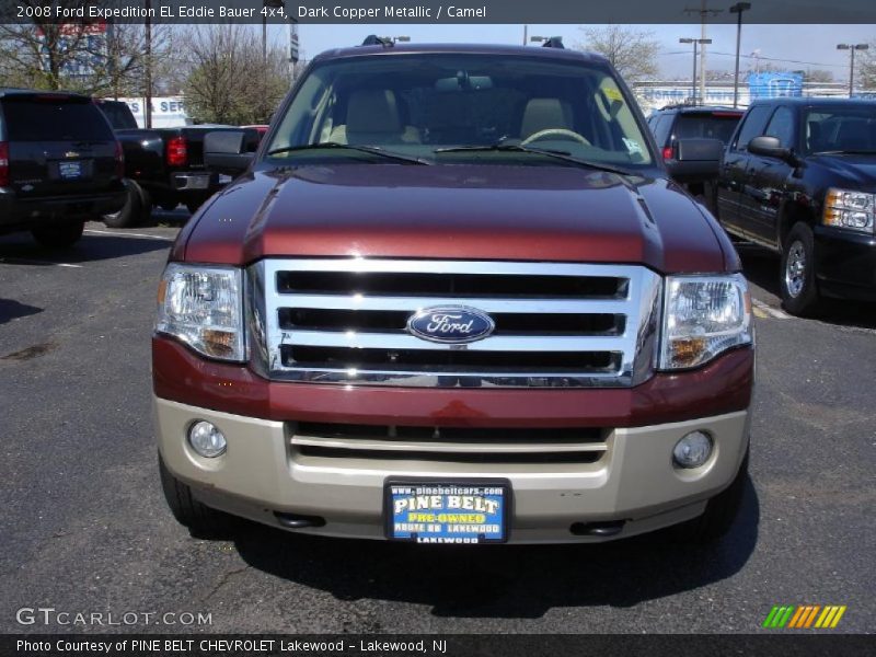 Dark Copper Metallic / Camel 2008 Ford Expedition EL Eddie Bauer 4x4