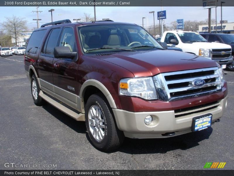 Dark Copper Metallic / Camel 2008 Ford Expedition EL Eddie Bauer 4x4