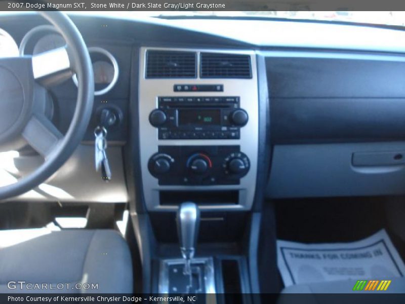 Stone White / Dark Slate Gray/Light Graystone 2007 Dodge Magnum SXT