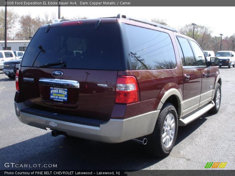 Dark Copper Metallic / Camel 2008 Ford Expedition EL Eddie Bauer 4x4