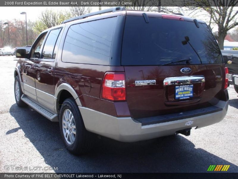 Dark Copper Metallic / Camel 2008 Ford Expedition EL Eddie Bauer 4x4