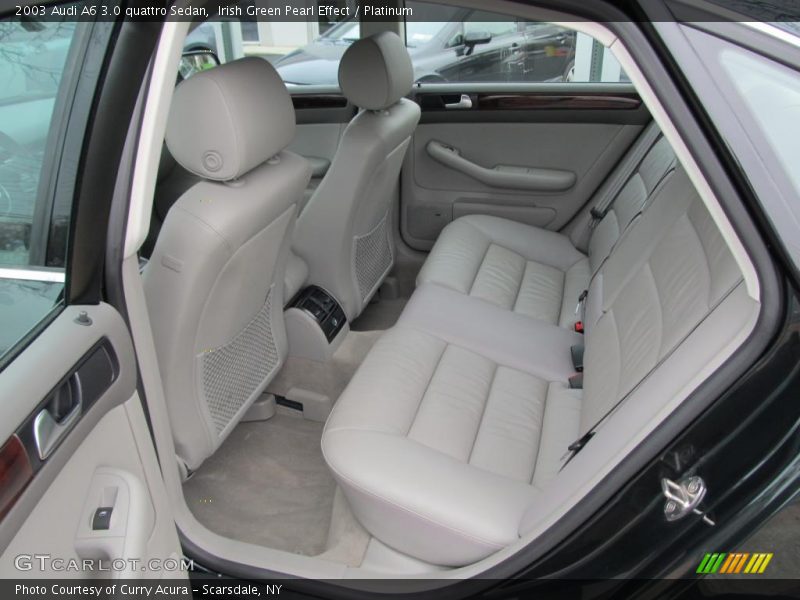 Irish Green Pearl Effect / Platinum 2003 Audi A6 3.0 quattro Sedan