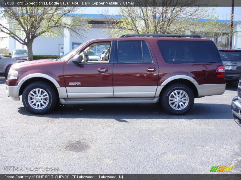 Dark Copper Metallic / Camel 2008 Ford Expedition EL Eddie Bauer 4x4