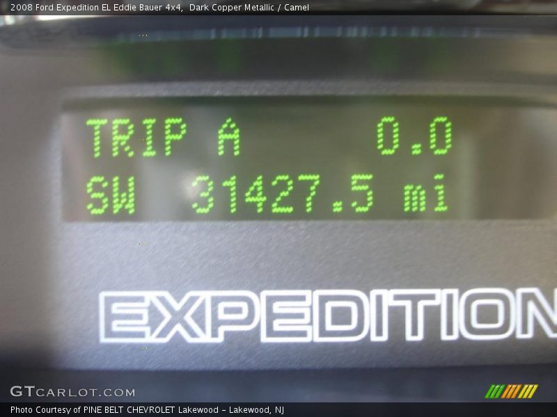 Dark Copper Metallic / Camel 2008 Ford Expedition EL Eddie Bauer 4x4