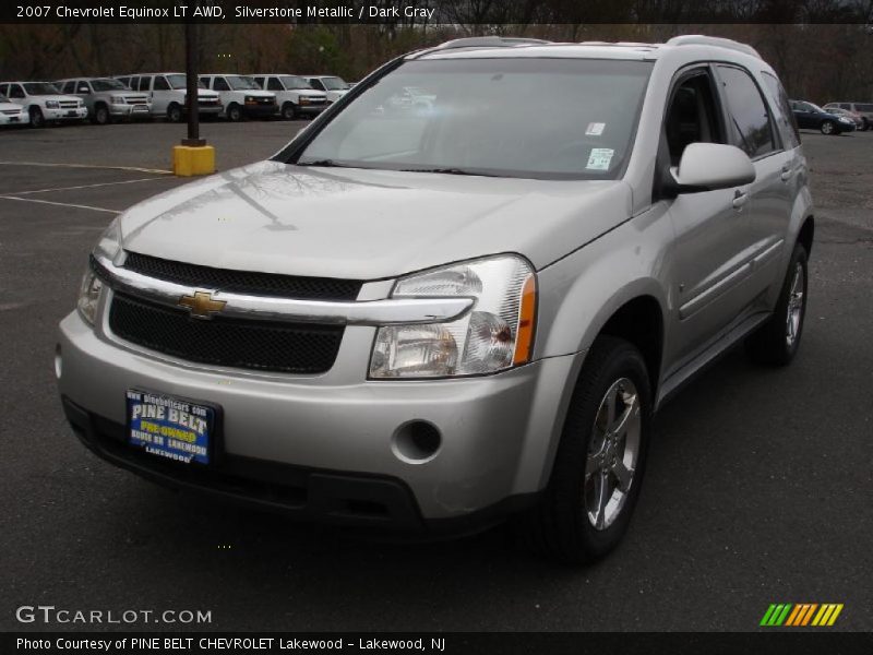 Silverstone Metallic / Dark Gray 2007 Chevrolet Equinox LT AWD