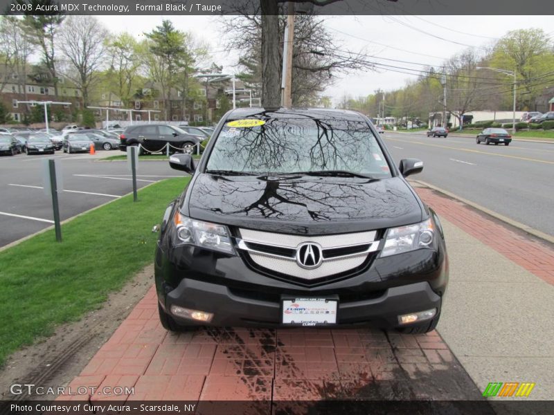 Formal Black / Taupe 2008 Acura MDX Technology