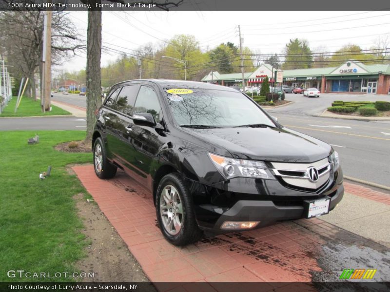 Formal Black / Taupe 2008 Acura MDX Technology