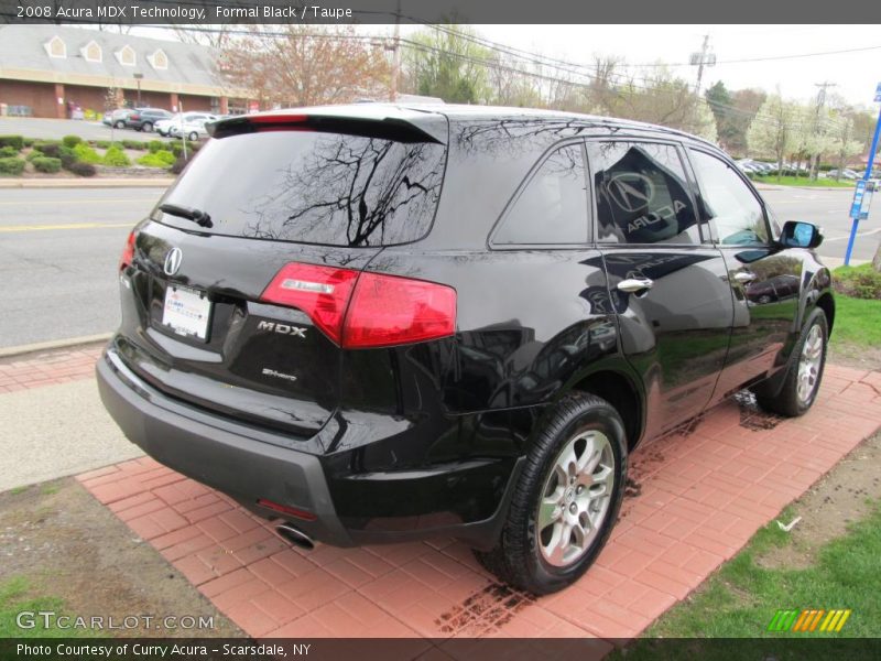 Formal Black / Taupe 2008 Acura MDX Technology