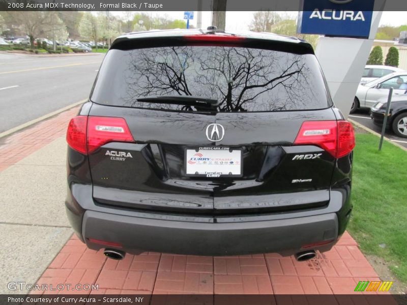 Formal Black / Taupe 2008 Acura MDX Technology