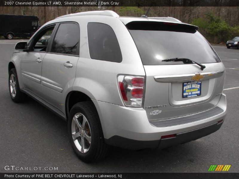 Silverstone Metallic / Dark Gray 2007 Chevrolet Equinox LT AWD