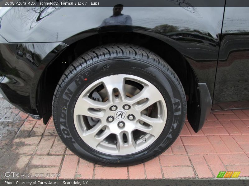 Formal Black / Taupe 2008 Acura MDX Technology