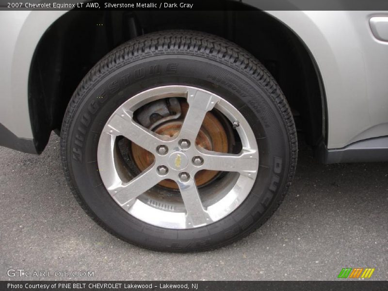 Silverstone Metallic / Dark Gray 2007 Chevrolet Equinox LT AWD