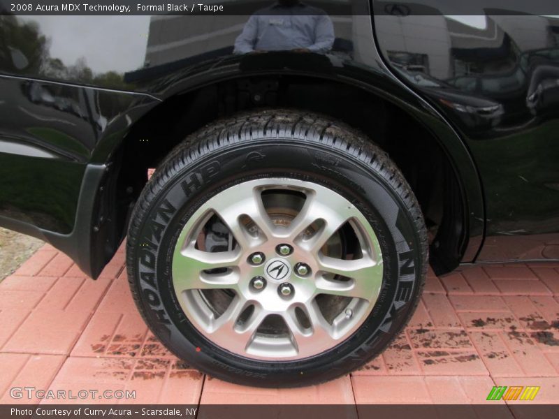 Formal Black / Taupe 2008 Acura MDX Technology