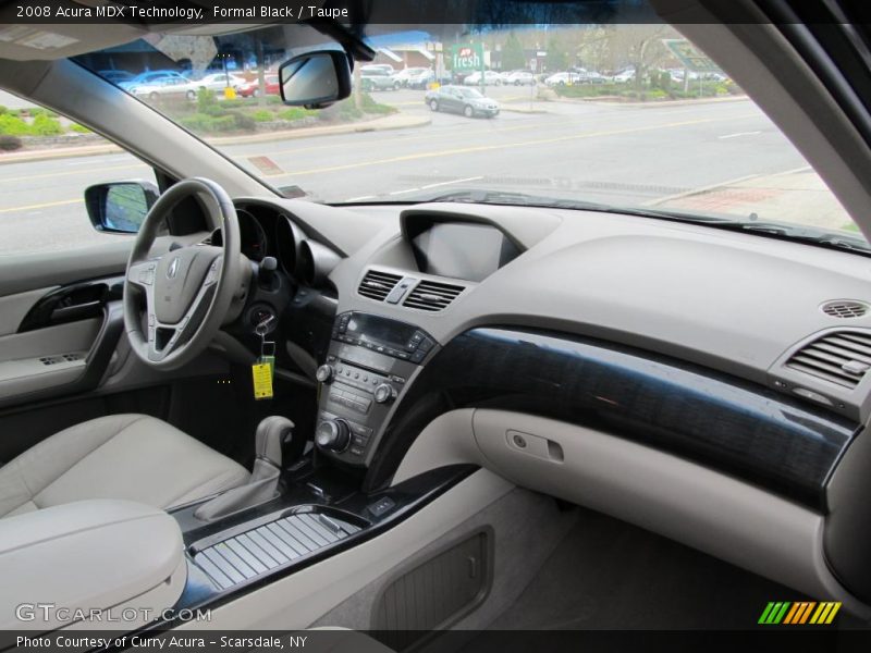 Formal Black / Taupe 2008 Acura MDX Technology
