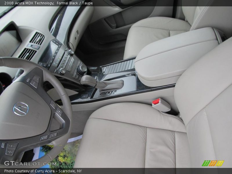 Formal Black / Taupe 2008 Acura MDX Technology