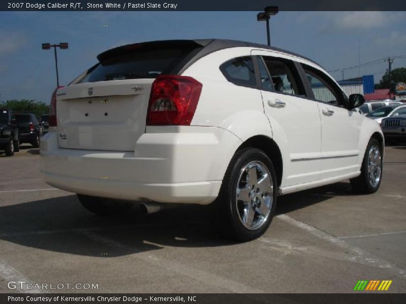Stone White / Pastel Slate Gray 2007 Dodge Caliber R/T