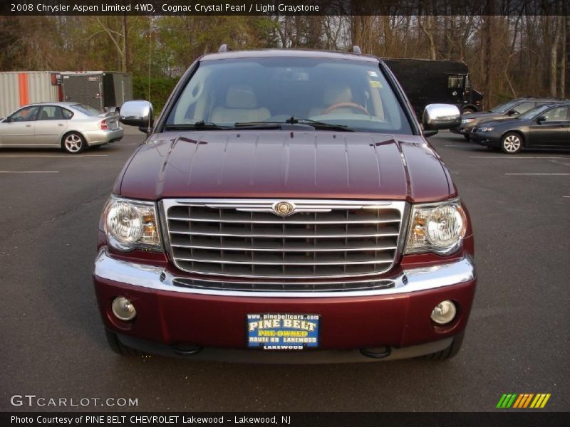 Cognac Crystal Pearl / Light Graystone 2008 Chrysler Aspen Limited 4WD