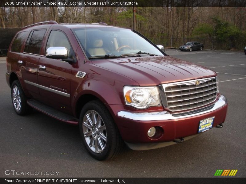 Cognac Crystal Pearl / Light Graystone 2008 Chrysler Aspen Limited 4WD