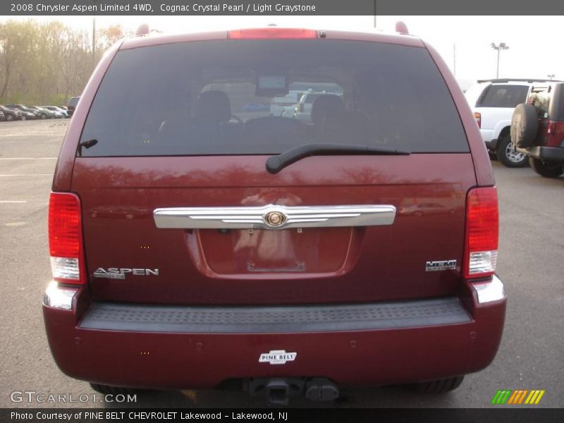 Cognac Crystal Pearl / Light Graystone 2008 Chrysler Aspen Limited 4WD