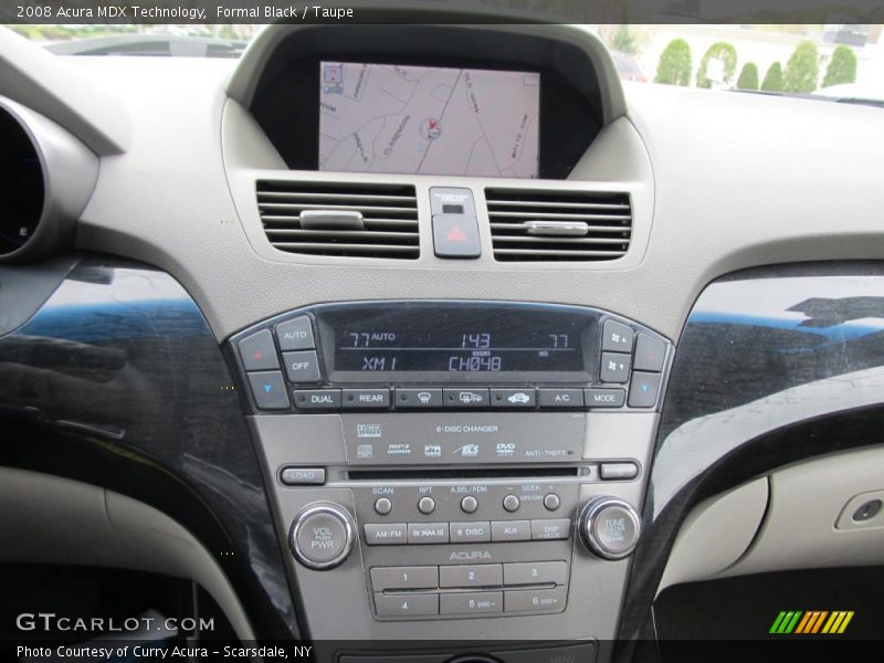 Formal Black / Taupe 2008 Acura MDX Technology