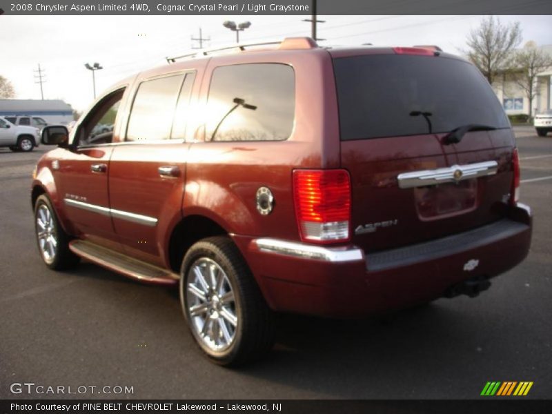 Cognac Crystal Pearl / Light Graystone 2008 Chrysler Aspen Limited 4WD