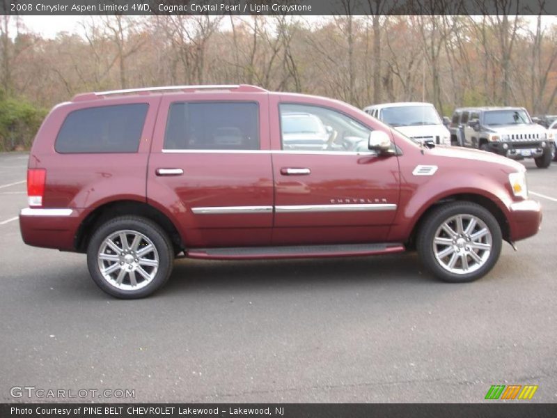 Cognac Crystal Pearl / Light Graystone 2008 Chrysler Aspen Limited 4WD