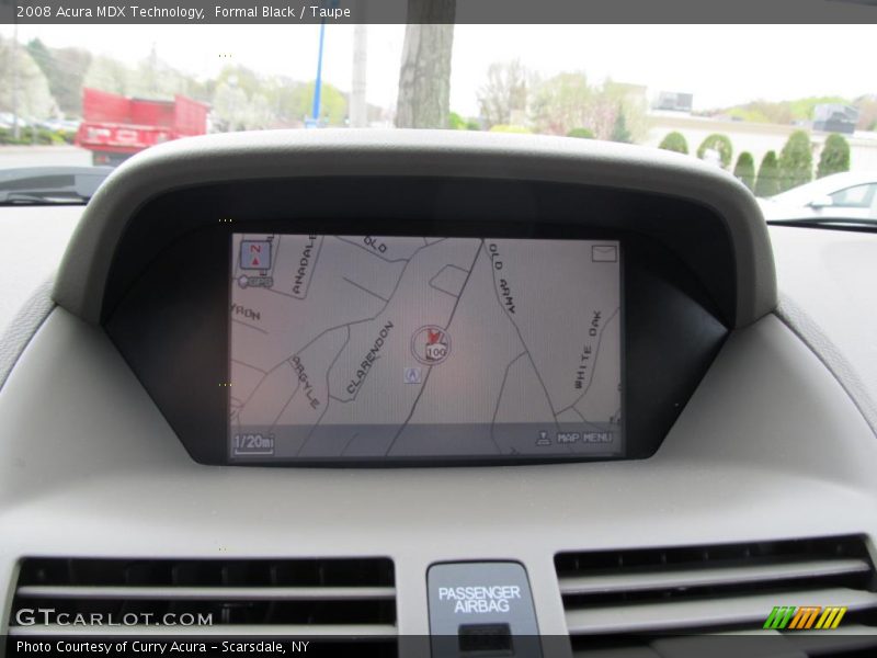 Formal Black / Taupe 2008 Acura MDX Technology