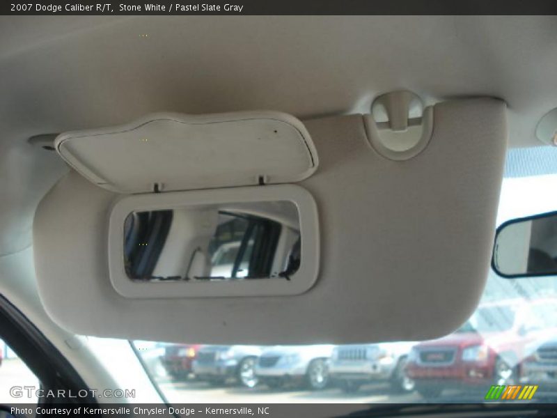 Stone White / Pastel Slate Gray 2007 Dodge Caliber R/T