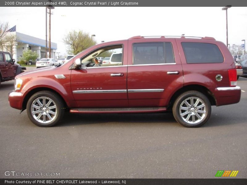 Cognac Crystal Pearl / Light Graystone 2008 Chrysler Aspen Limited 4WD