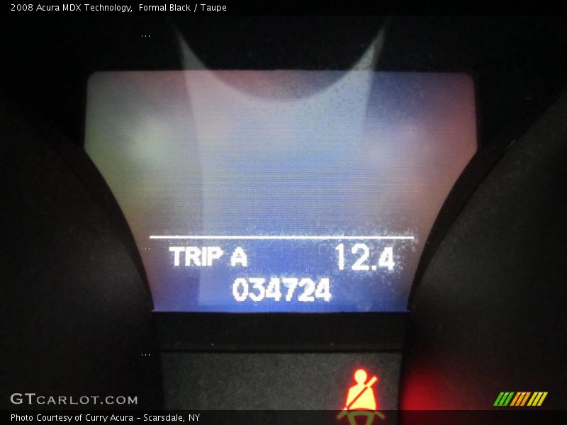 Formal Black / Taupe 2008 Acura MDX Technology
