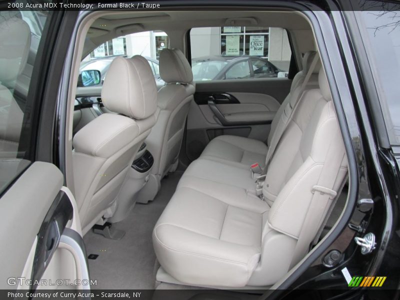 Formal Black / Taupe 2008 Acura MDX Technology