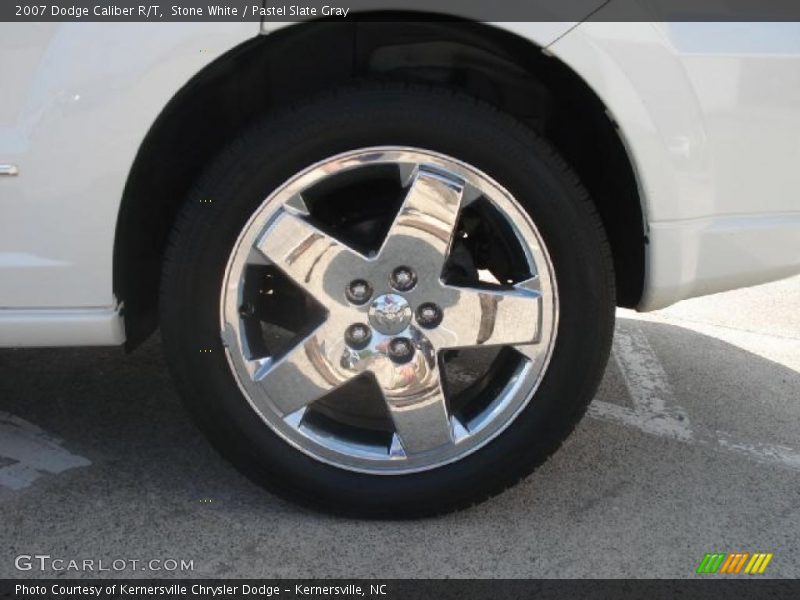 Stone White / Pastel Slate Gray 2007 Dodge Caliber R/T