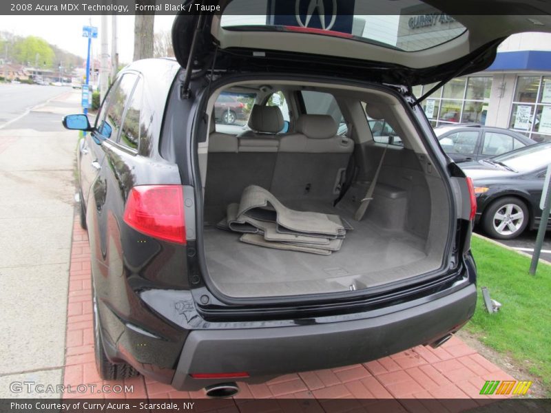 Formal Black / Taupe 2008 Acura MDX Technology