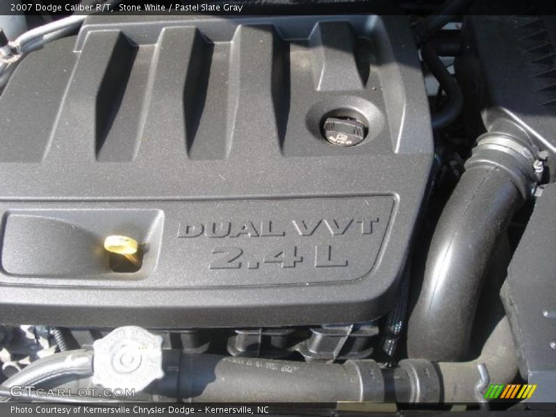Stone White / Pastel Slate Gray 2007 Dodge Caliber R/T