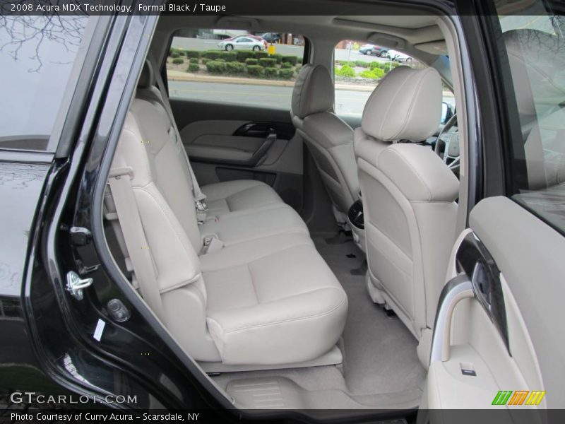 Formal Black / Taupe 2008 Acura MDX Technology